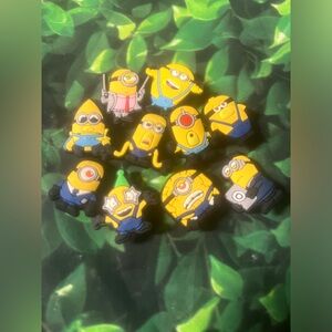 BOGO SALE NEW 10 Minion Croc Charms Shoe Charm